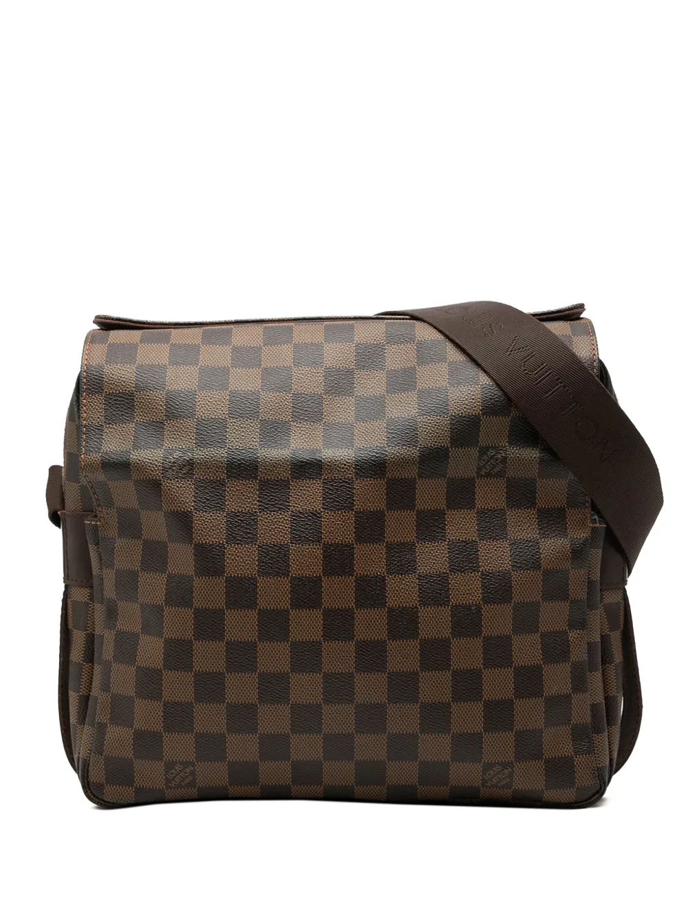 Louis Vuitton Pre-Owned 2008 Damier Ebene Naviglio crossbody bag - Brown