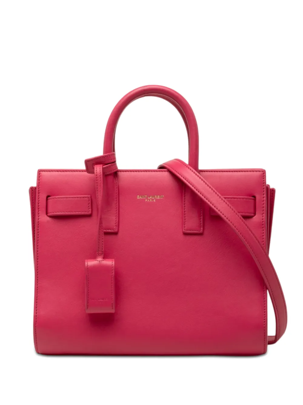Saint Laurent Pre-Owned 2014 Nano Leather Sac De Jour satchel - Rosa