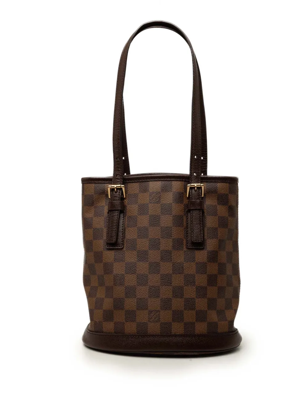 Louis Vuitton Pre-Owned 2004 Damier Ebene Marais bucket bag - Braun