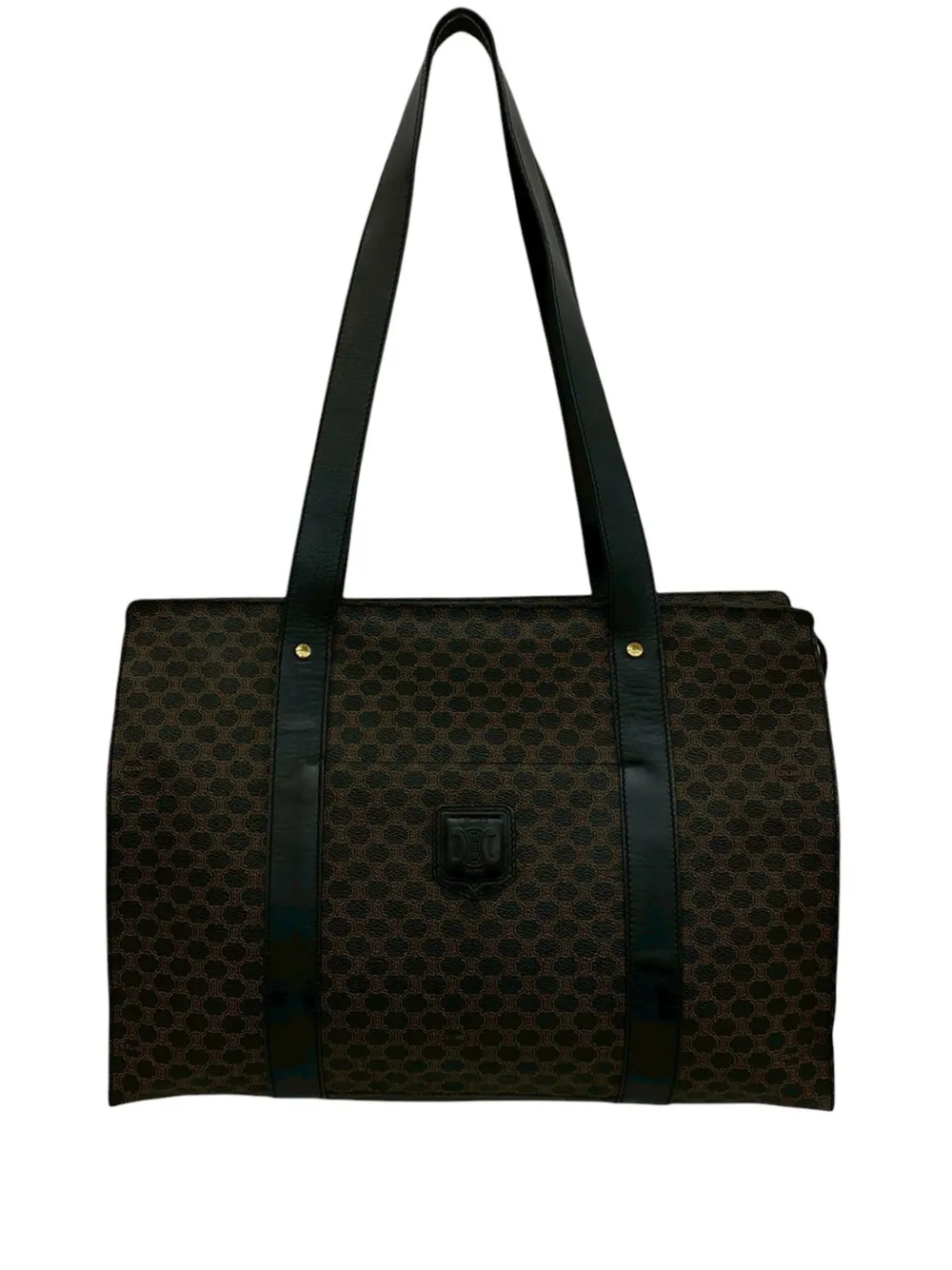 Celine Pre-Owned 20th Century Macadam Coated Canvas tote bag - Braun