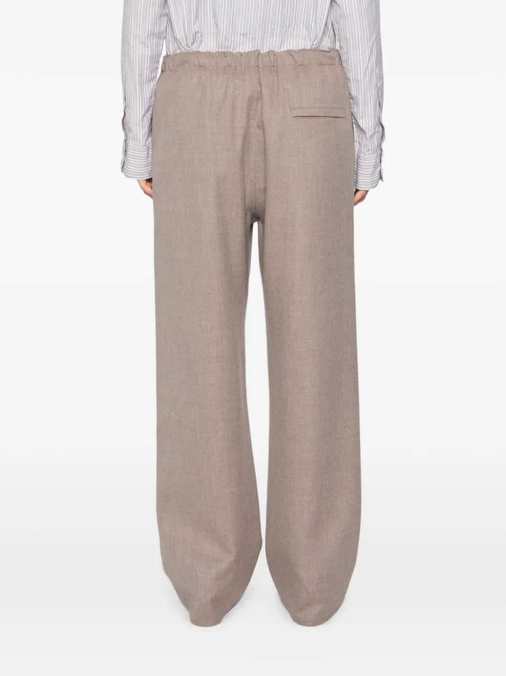 Carven Side-stripe Wide-leg Trousers in Neutrals, view 4