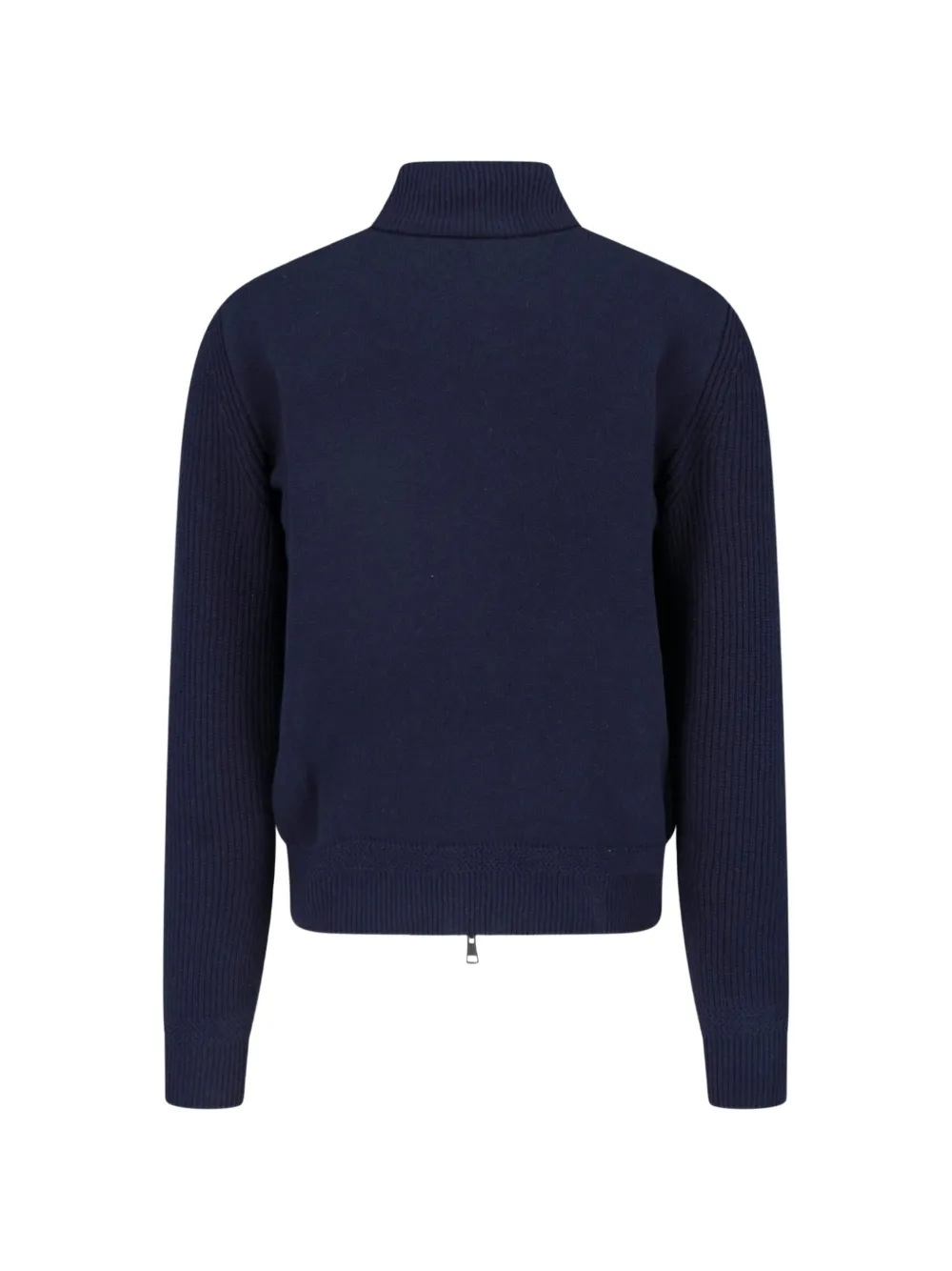 Moncler Wollen en kasjmier vest met rits Blauw