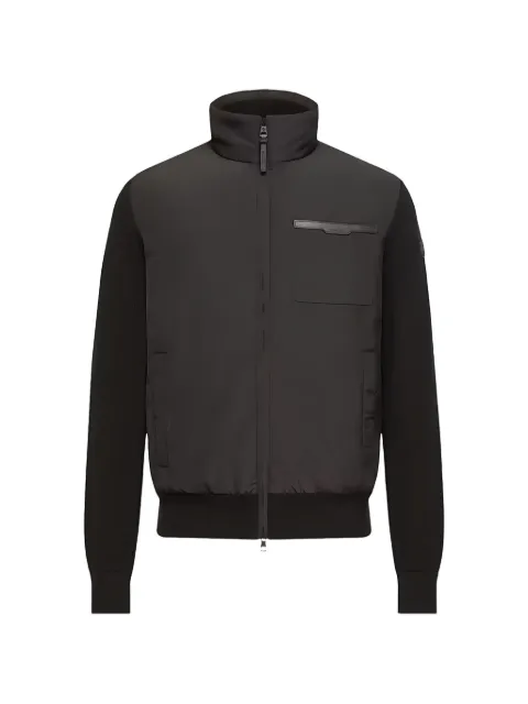 Moncler padded rib-knit cardigan