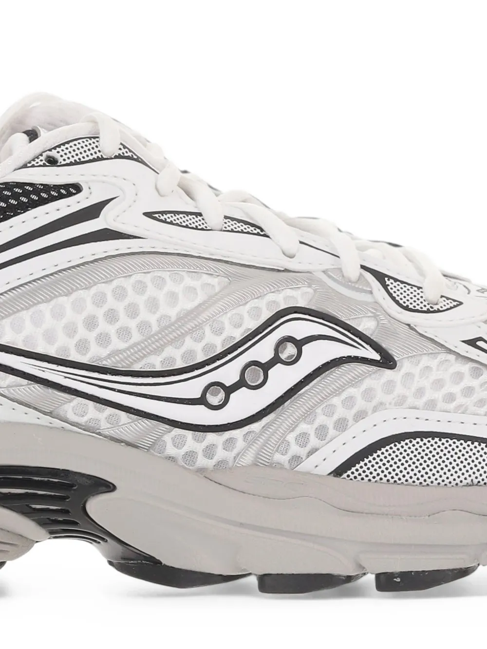 Saucony ProGrid Omni 9 mesh-panelled sneakers Wit