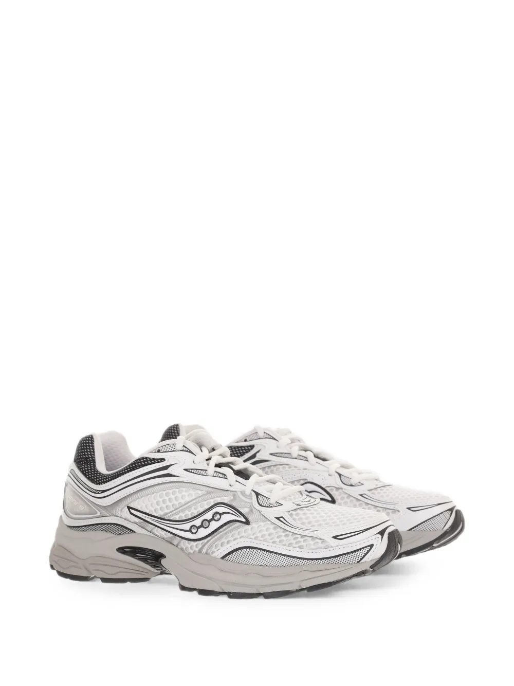 Saucony ProGrid Omni 9 mesh-panelled sneakers Wit