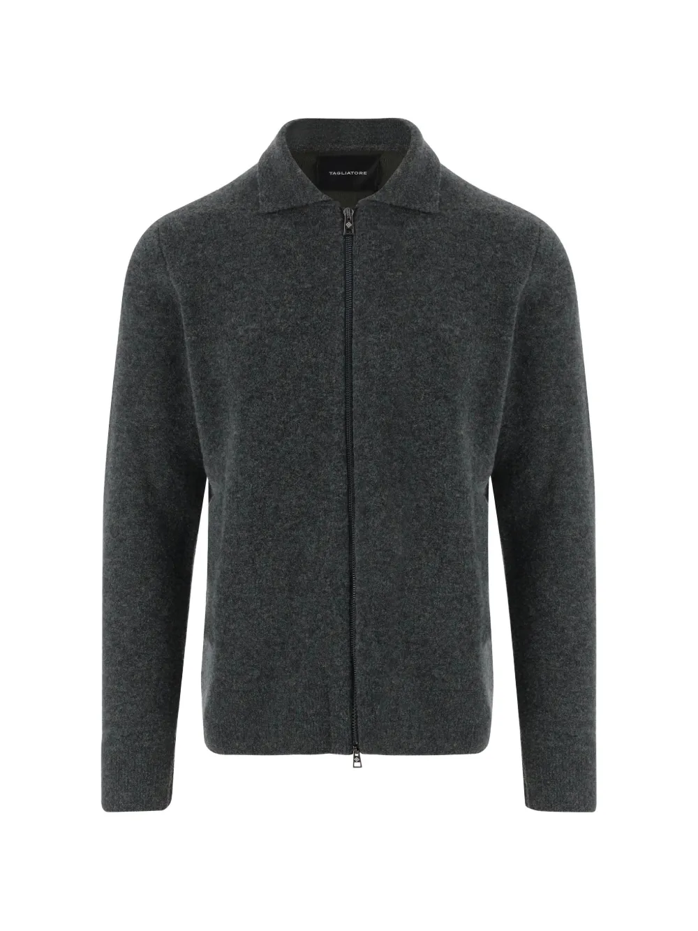 Tagliatore zip-up collared jacket - Grün