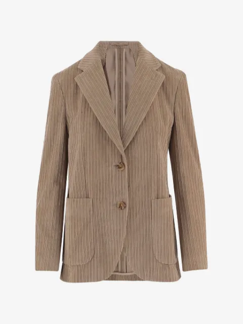 Lardini blazer de canalé con botones