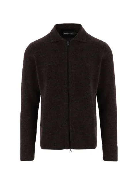Tagliatore zip-up collared jacket