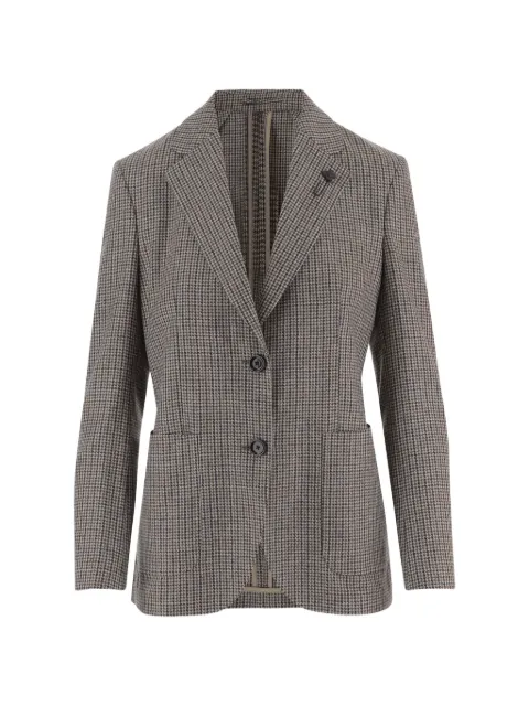 Lardini houndstooth-pattern blazer