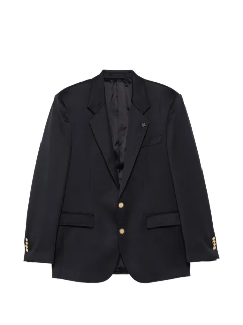 Lardini peak-lapels button-up jacket