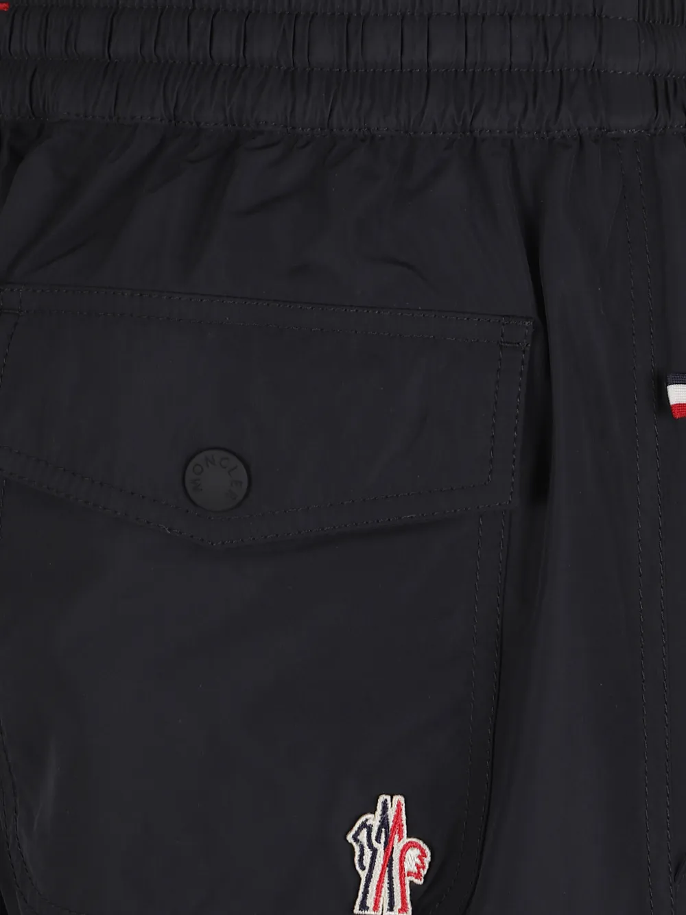 Moncler Grenoble logo-patch drawstring track pants Zwart