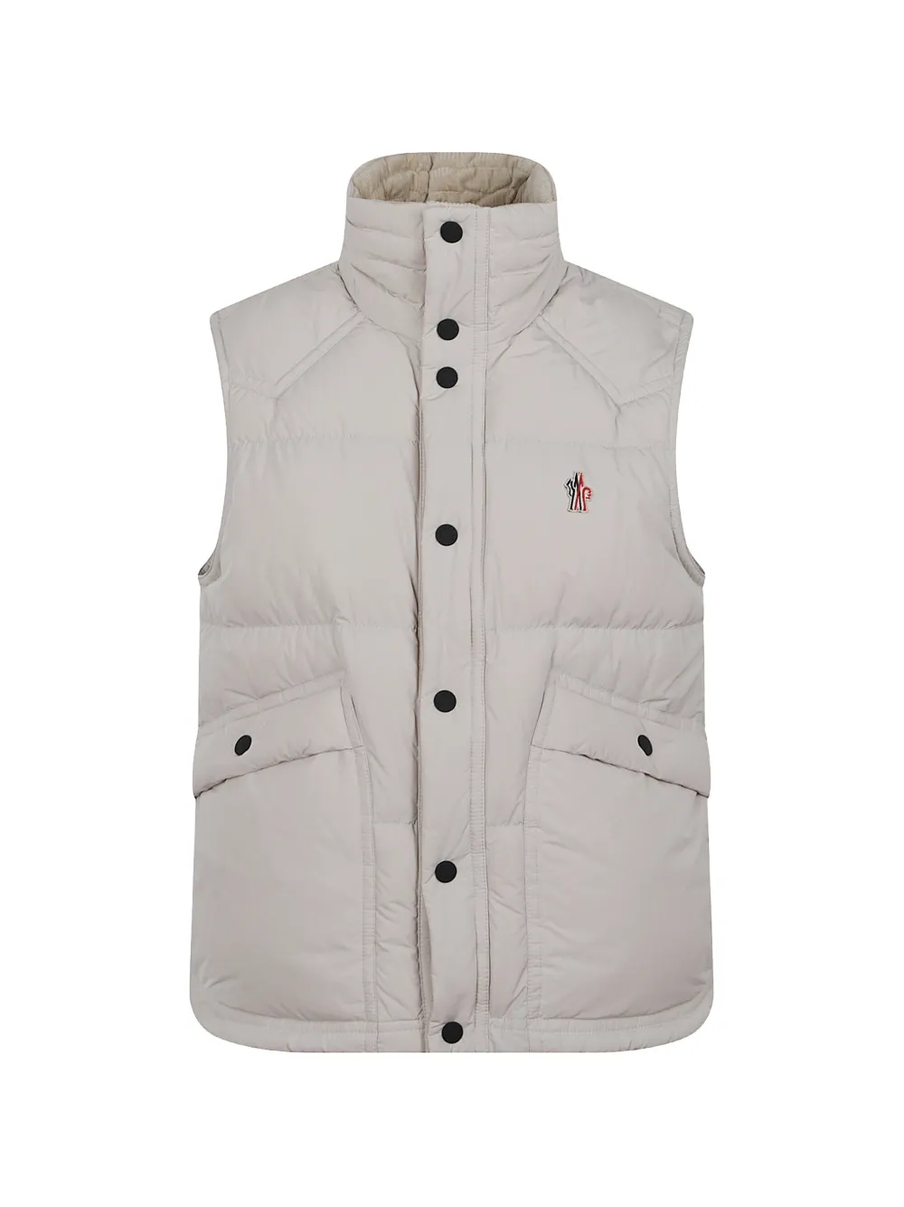 Moncler Grenoble Evans quilted padded gilet Beige