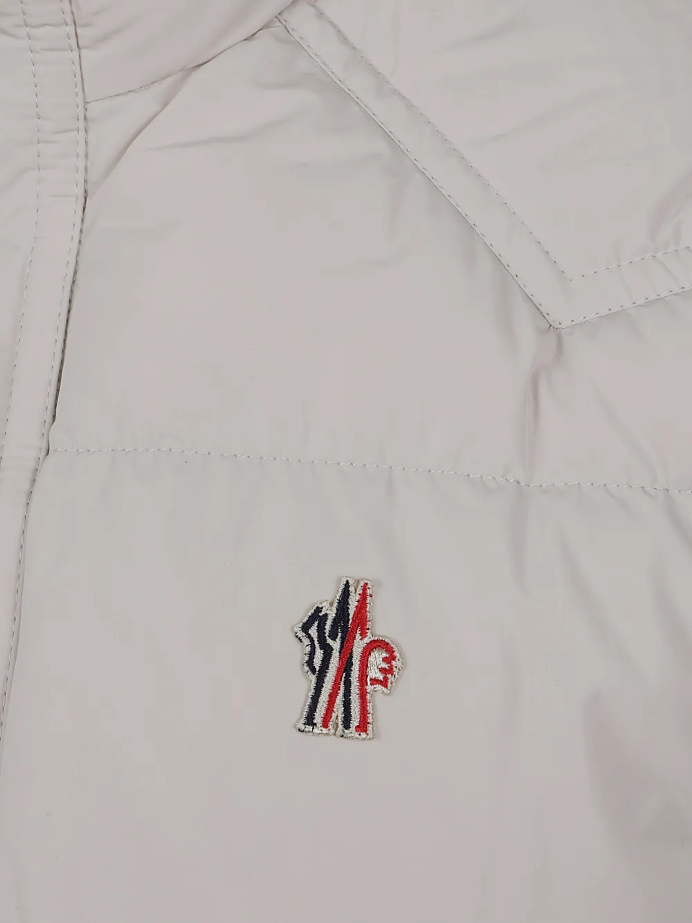 Moncler Grenoble Evans quilted padded gilet Beige