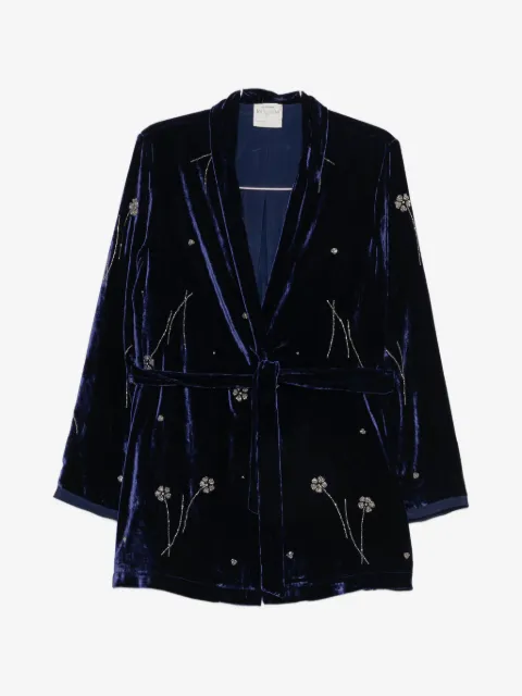 Forte Forte bead-embellished velvet jacket