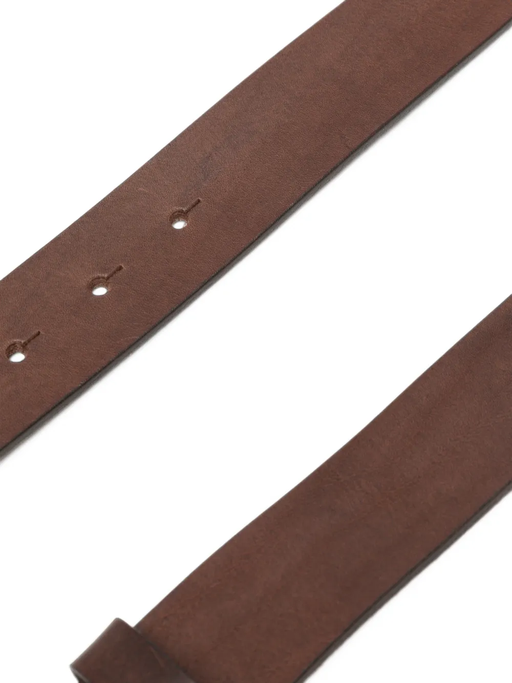 Sebago Riem met gegraveerde gesp Bruin