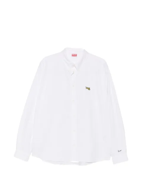 Kenzo embroidered-tiger button-down shirt