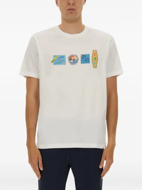 PS Paul Smith stickers-print cotton T-shirt