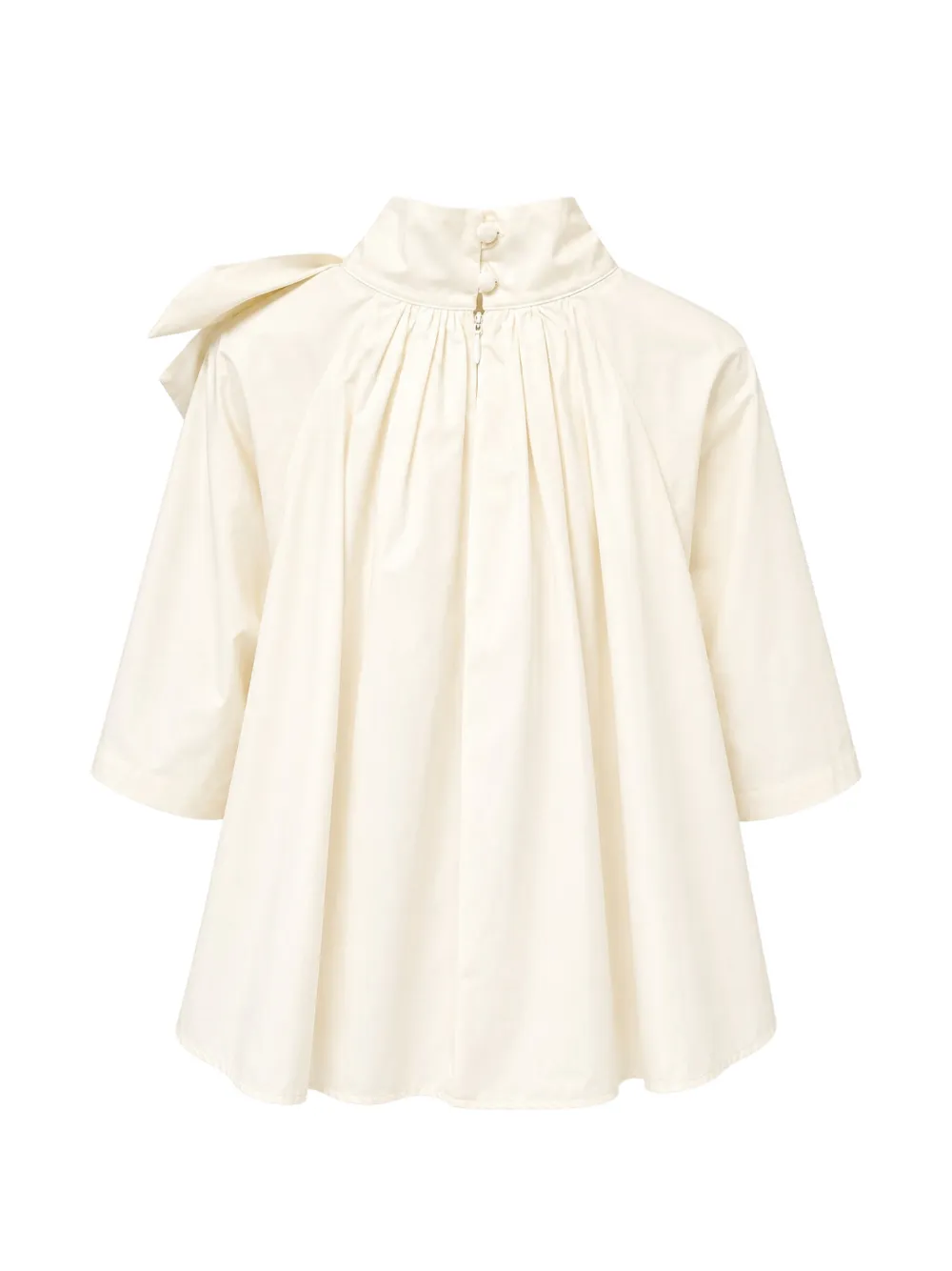 Mi Sol Jurk met strikdetail Beige