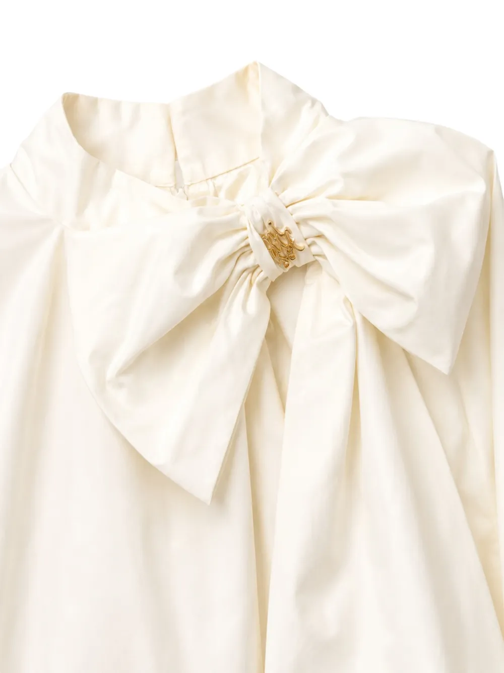 Mi Sol Jurk met strikdetail Beige