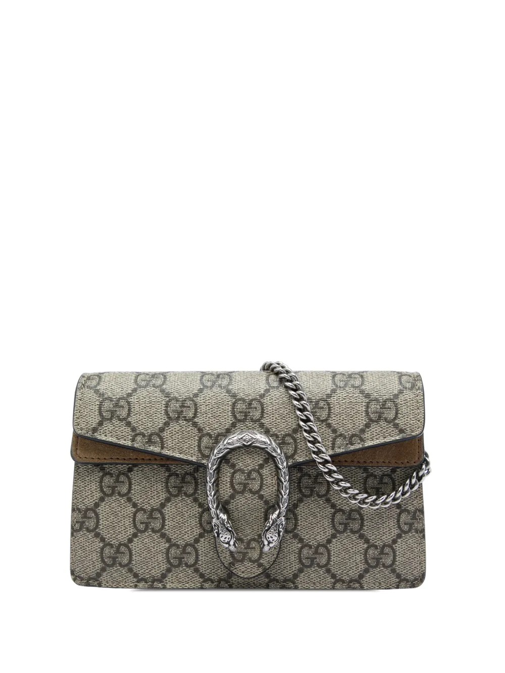 Gucci Pre-Owned 2016-2026 Mini GG Supreme Dionysus crossbody bag - Toni neutri