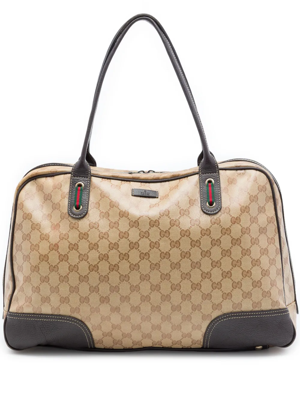 Gucci Pre-Owned 2016-2026 GG Crystal Web Princy shoulder bag - Toni neutri