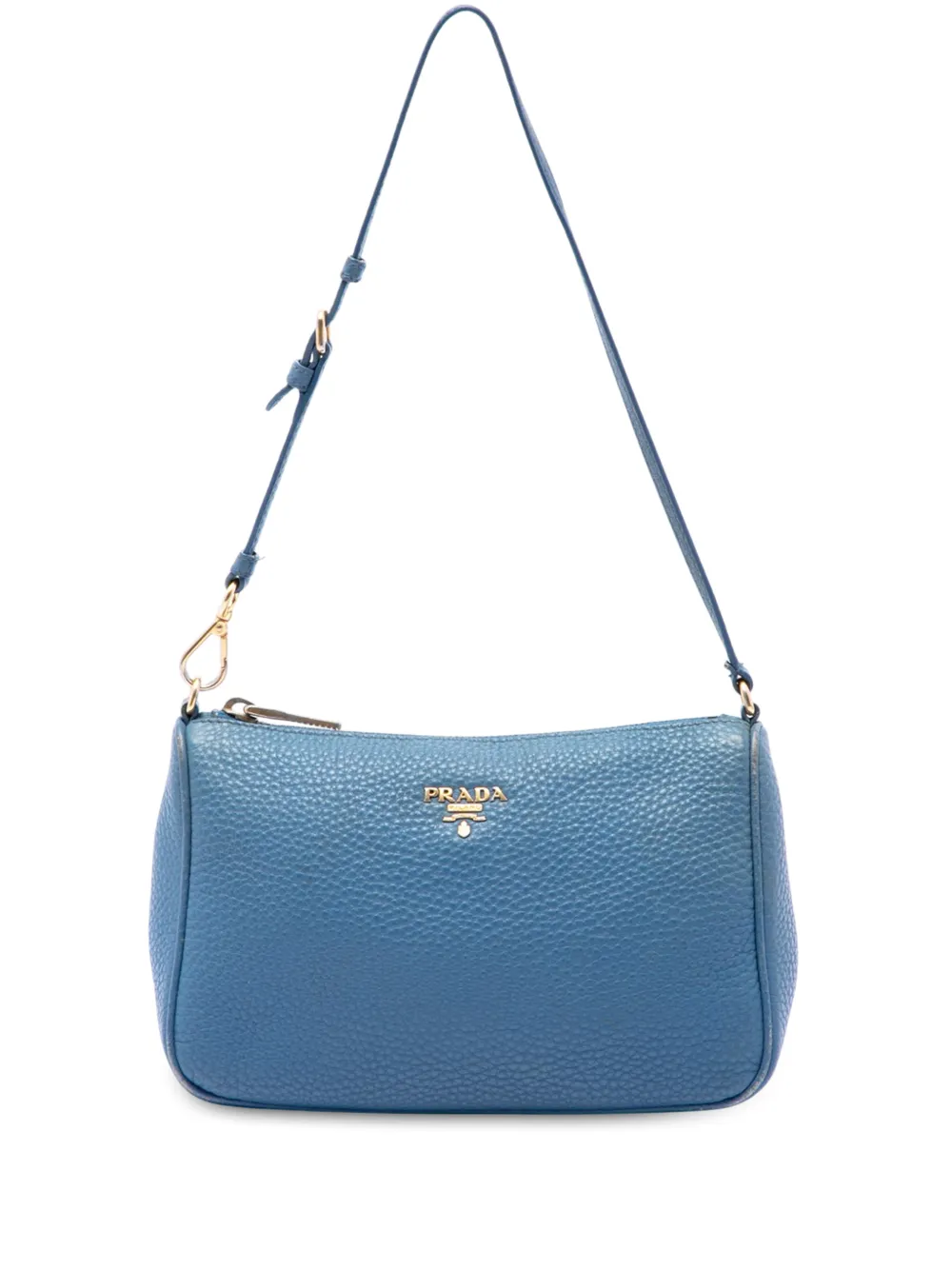 Prada Pre-Owned 2010-2026 Vitello Daino Pochette shoulder bag - Blu
