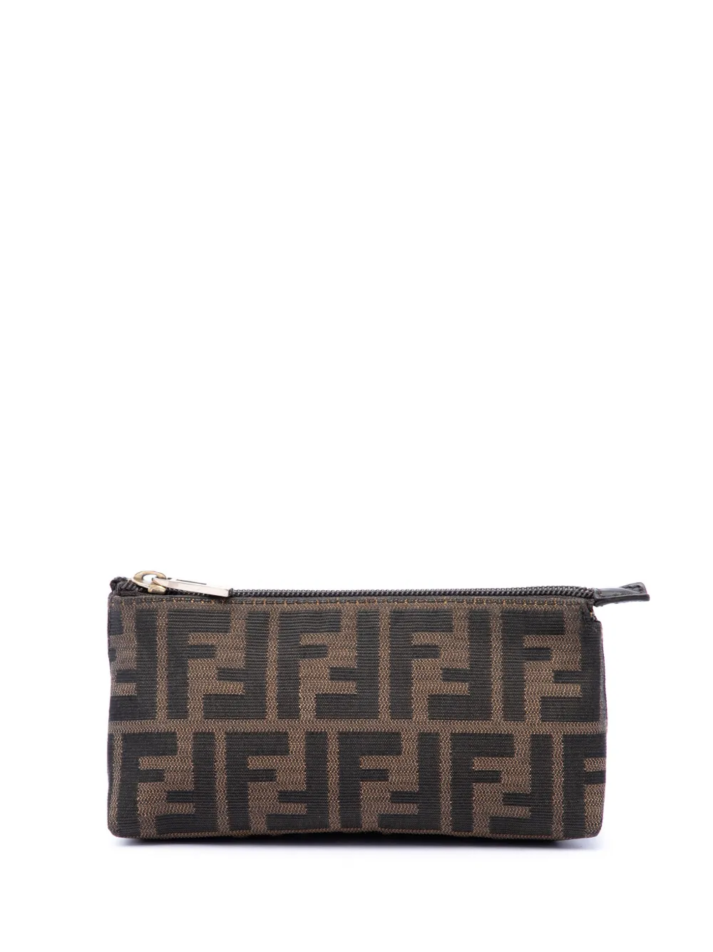 Fendi Pre-Owned 2000-2010 Zucca Canvas clutch bag - Braun