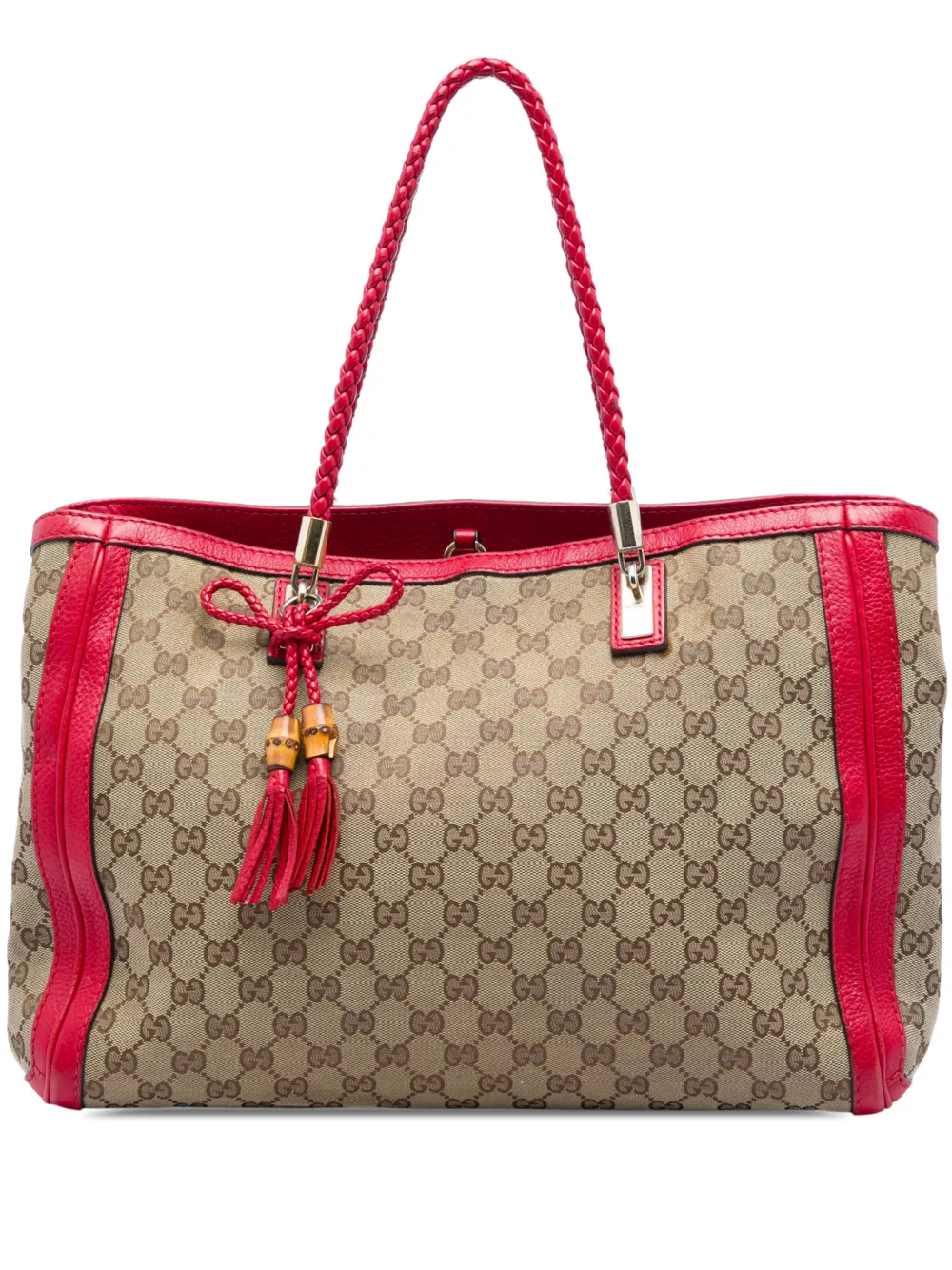 Gucci Pre-Owned 2016-2026 GG Canvas Bella tote bag - Rosso