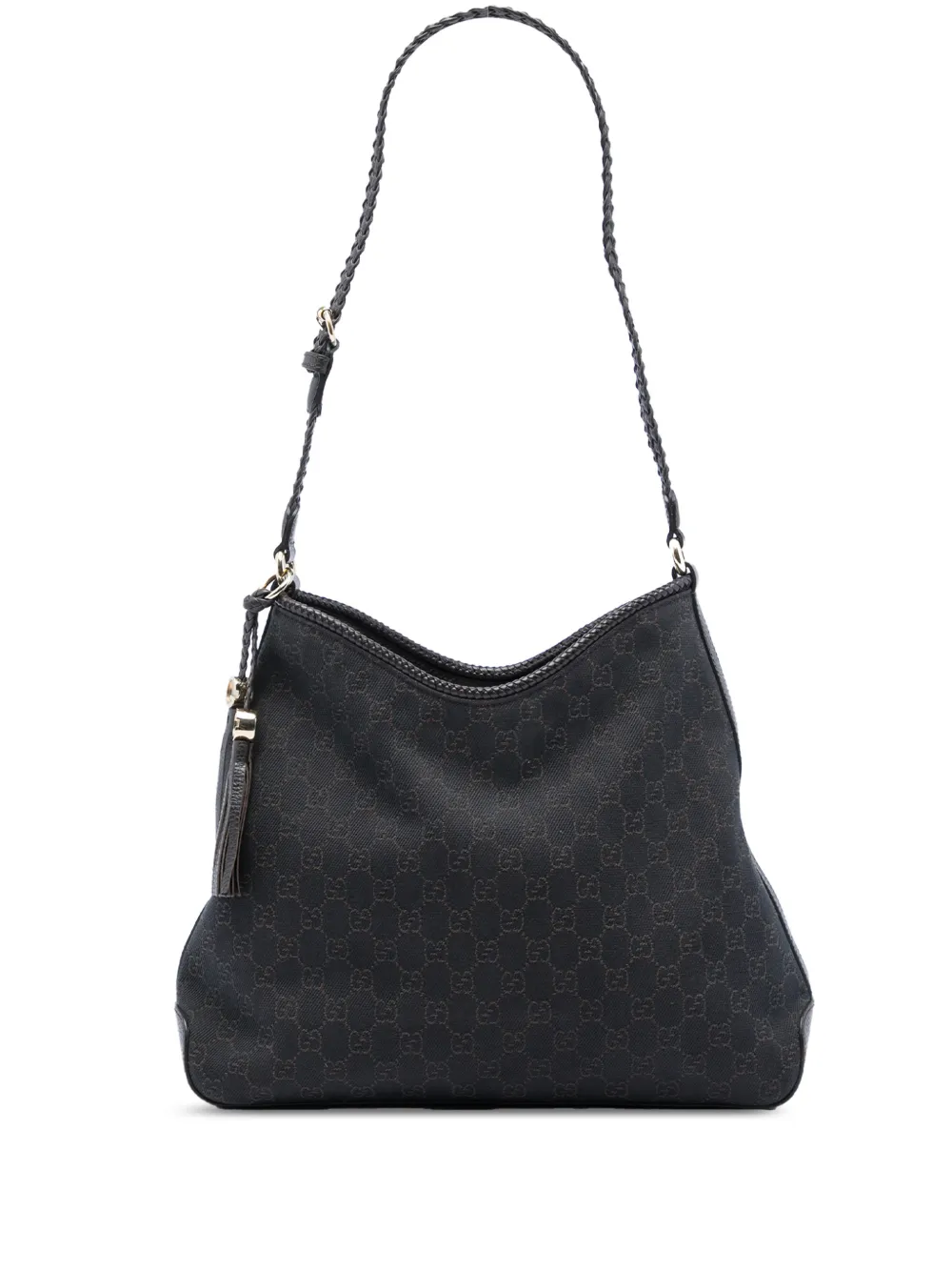 Gucci Pre-Owned 2016-2026 Medium GG Denim Marrakech shoulder bag - Braun