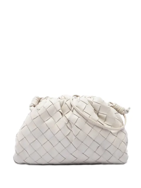 Bottega Veneta Pre-Owned bolsa crossbody The Mini Pouch piel de napa en Intrecciato 2012-2026