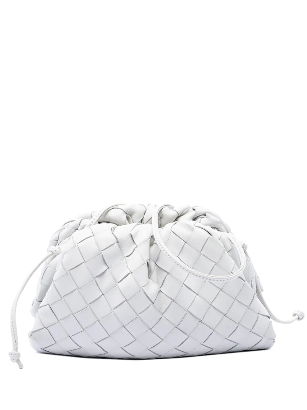 Bottega Veneta Pre-Owned 2012-2026 Nappa Intrecciato The Mini Pouch crossbody bag - Weiß