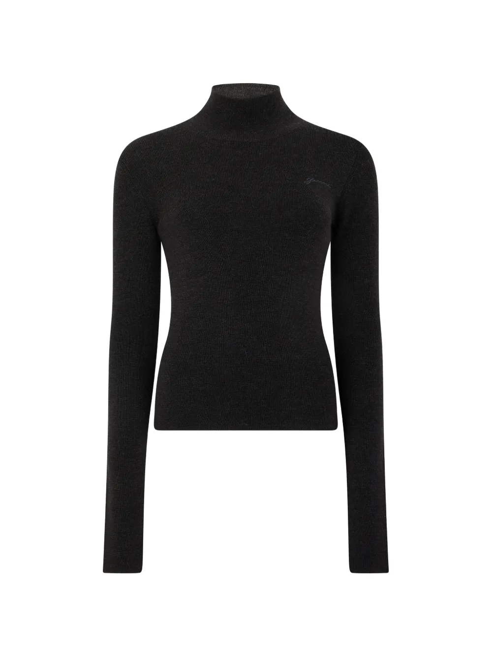 GANNI Gerippter Pullover - Grau