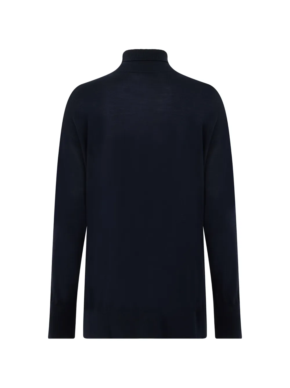 'S Max Mara Trui met hoge hals en lange mouwen Blauw