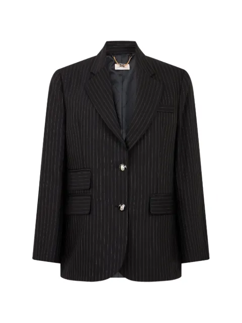 Elisabetta Franchi stripe-pattern notched-lapels blazer
