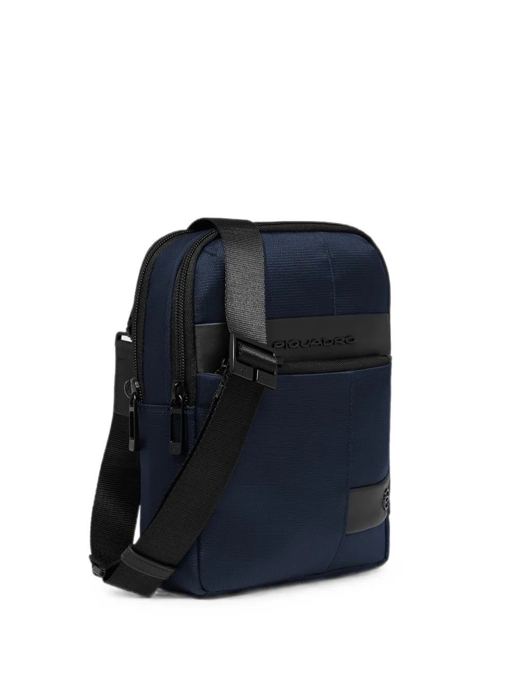 PIQUADRO logo-embossed crossbody bag - Blu