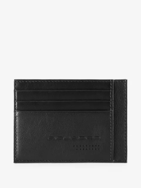 PIQUADRO logo-debossed card holder