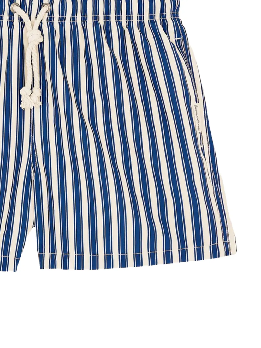 GASSA D AMANTE Alassio gestreepte zwembroek met trekkoord Blauw