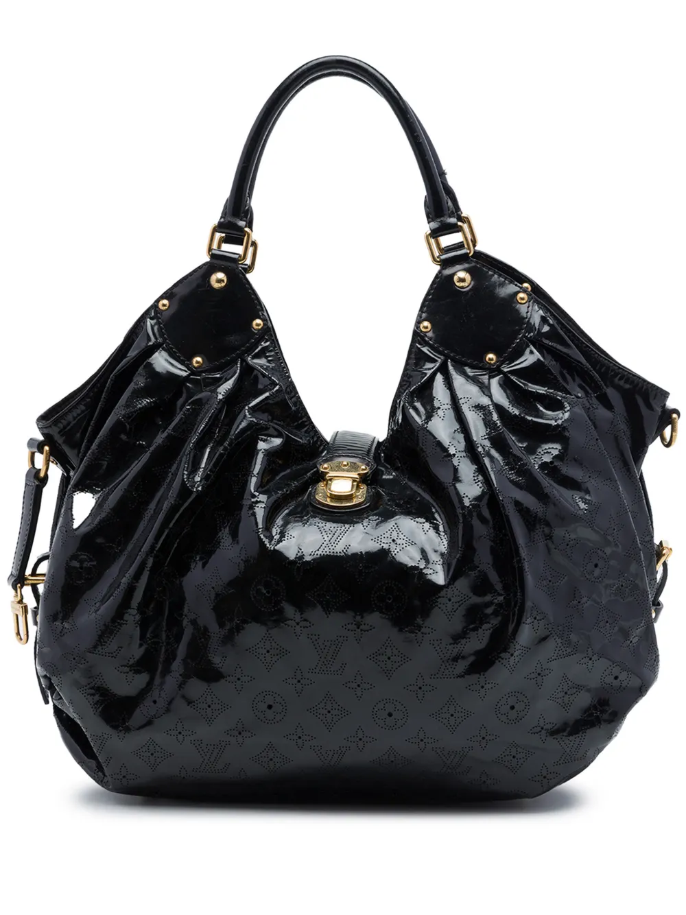 Louis Vuitton Pre-Owned 2008 Monogram Vernis Mahina Surya XL hobo bag - Nero