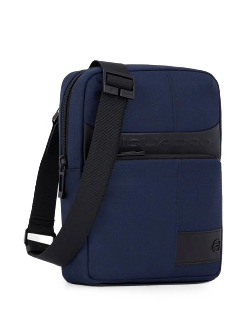 PIQUADRO Schoudertas met logoplakkaat Blauw