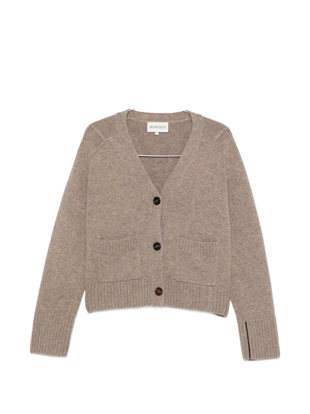 BOMPARD Cardigan mit V-Ausschnitt - Nude