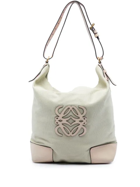 Loewe Pre-Owned bolsa de hombro de lona con Anagrama 2007