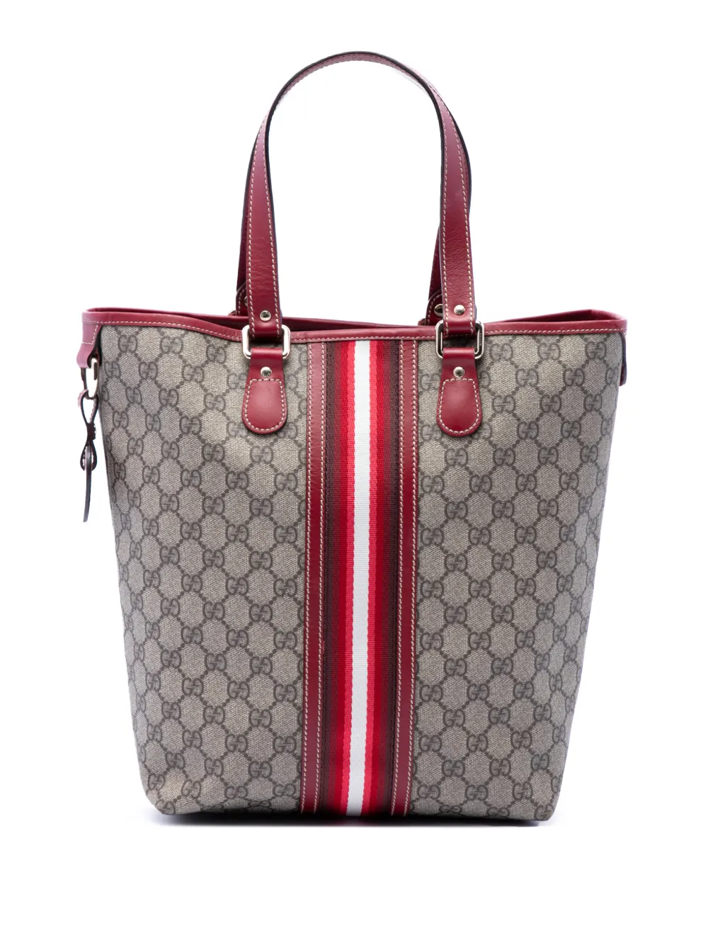 Gucci Pre-Owned 2016-2026 GG Supreme Web tote bag - Toni neutri