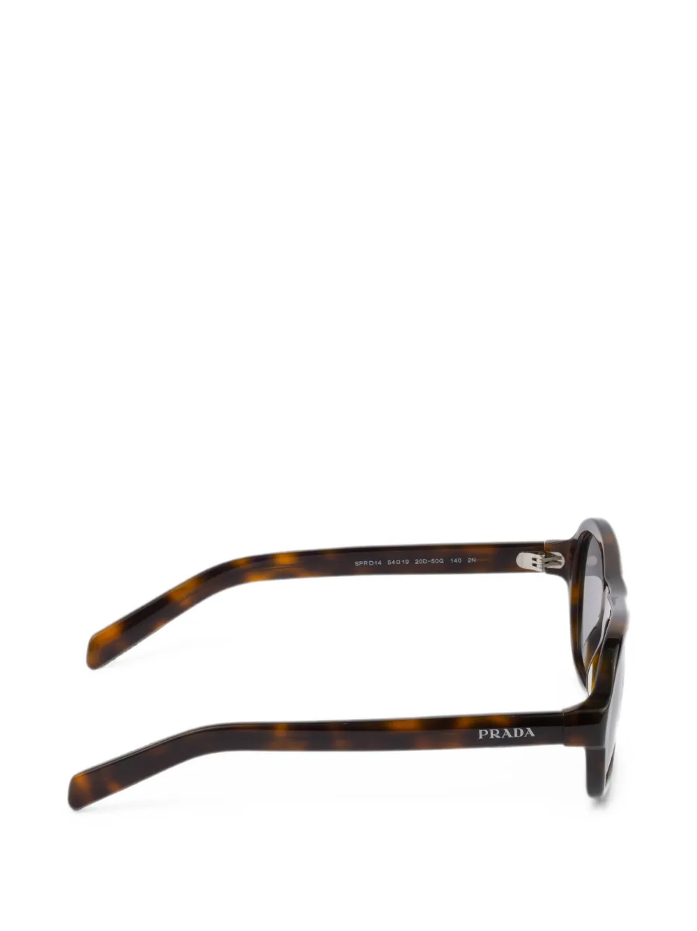 Prada Eyewear Zonnebril met piloten montuur Bruin