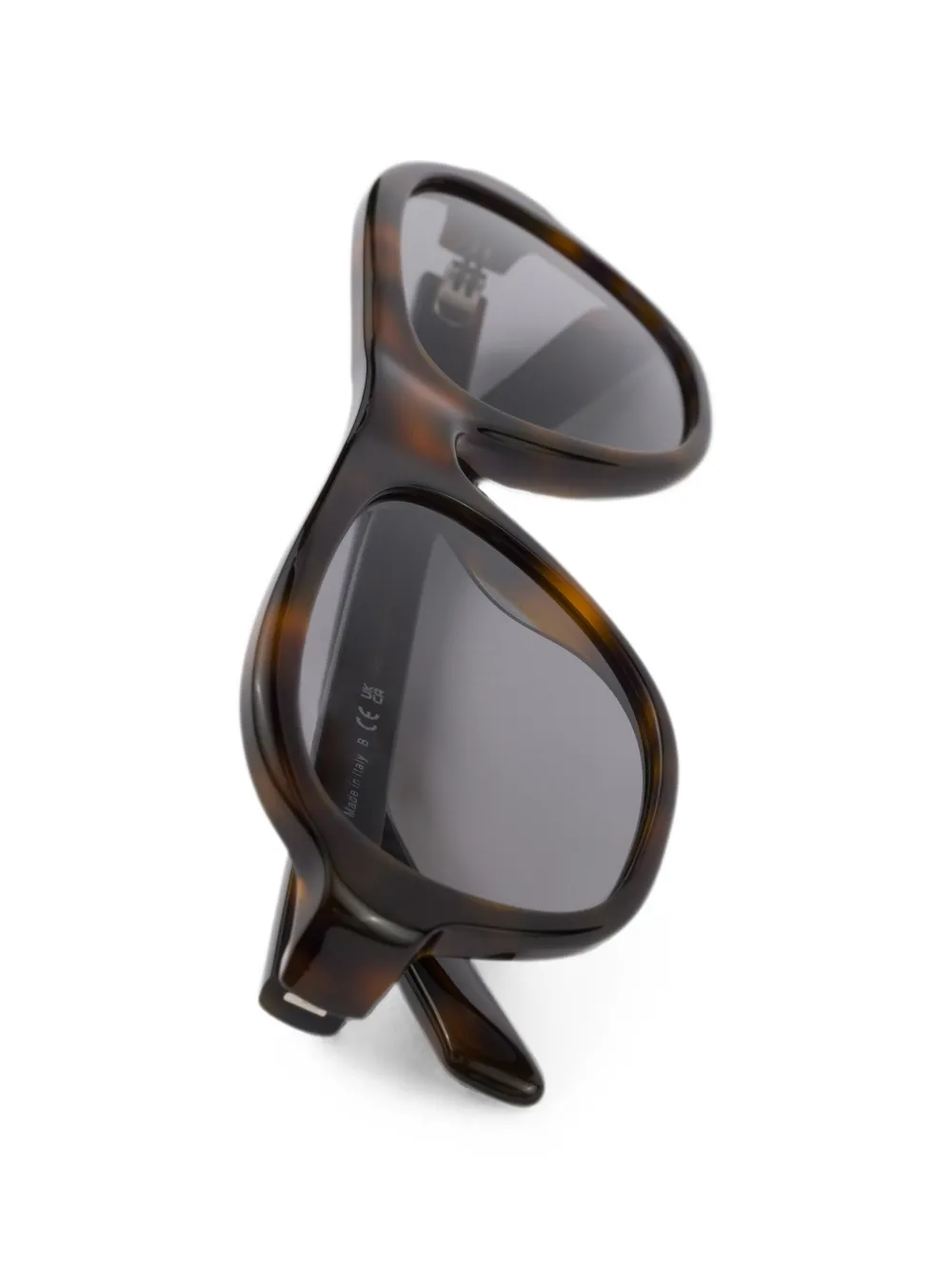 Prada Eyewear Zonnebril met piloten montuur Bruin
