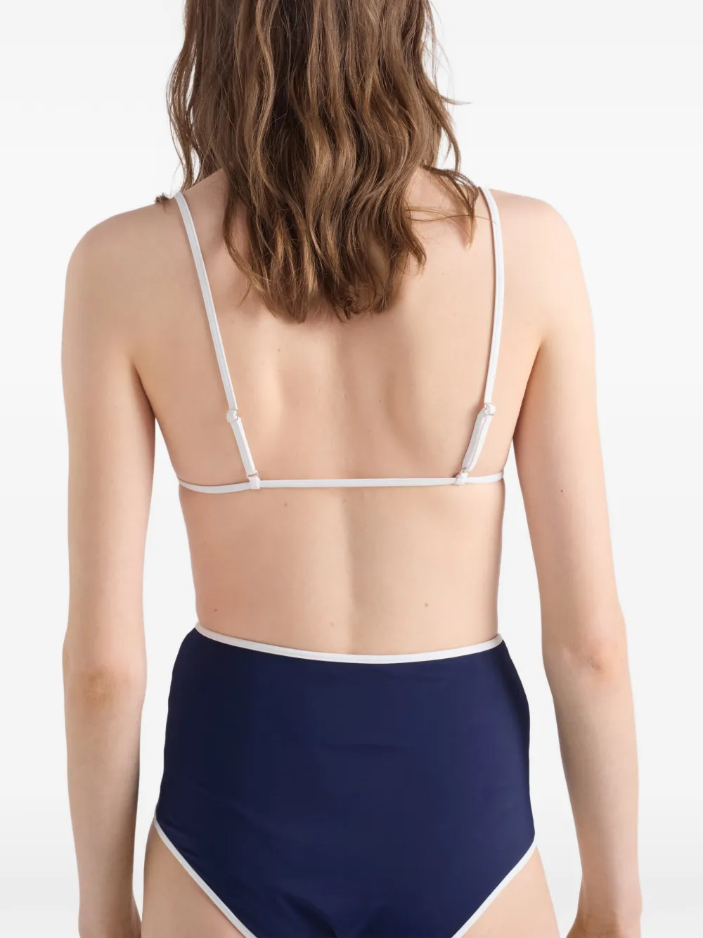 Prada Bikinitop met sterprint Blauw