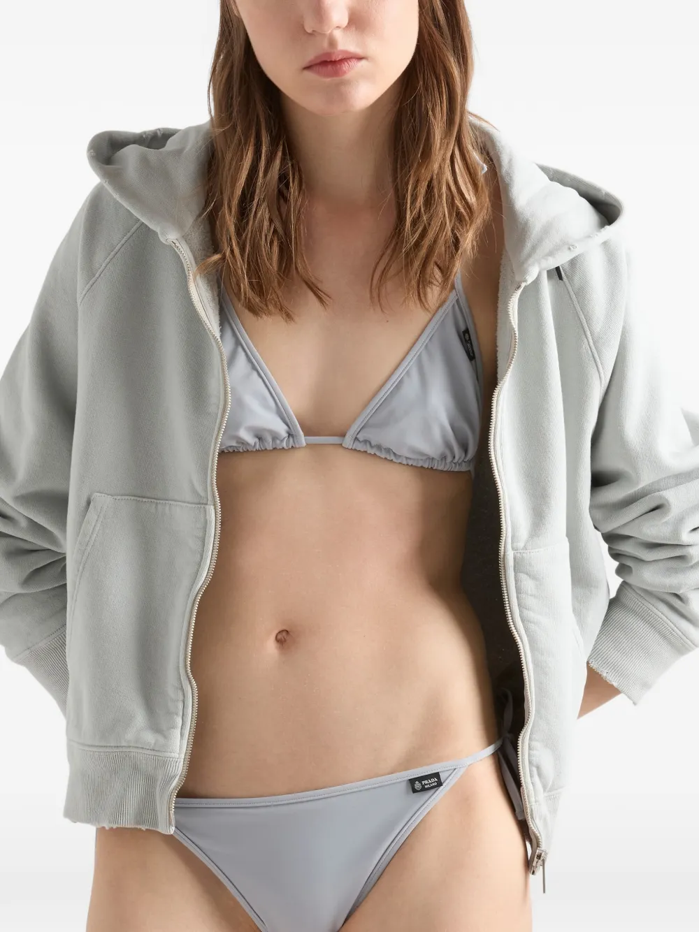Prada Jersey bikinislip Grijs