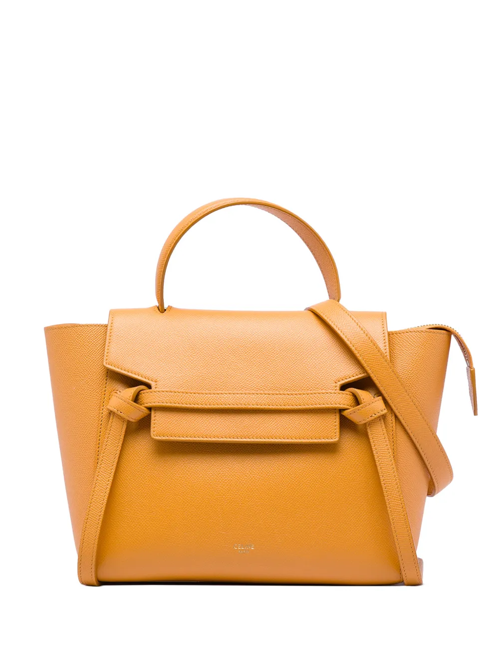 Celine Pre-Owned 2020 Micro Grained Calfskin Belt Bag satchel - Gelb