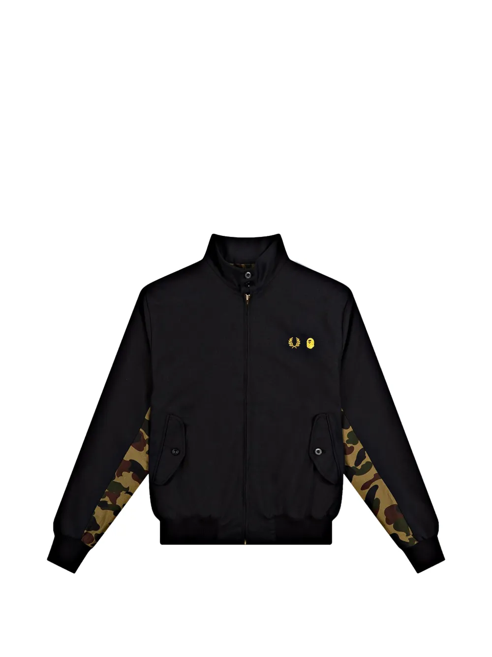 A BATHING APE® x Fred Perry Harrington jacket - Schwarz