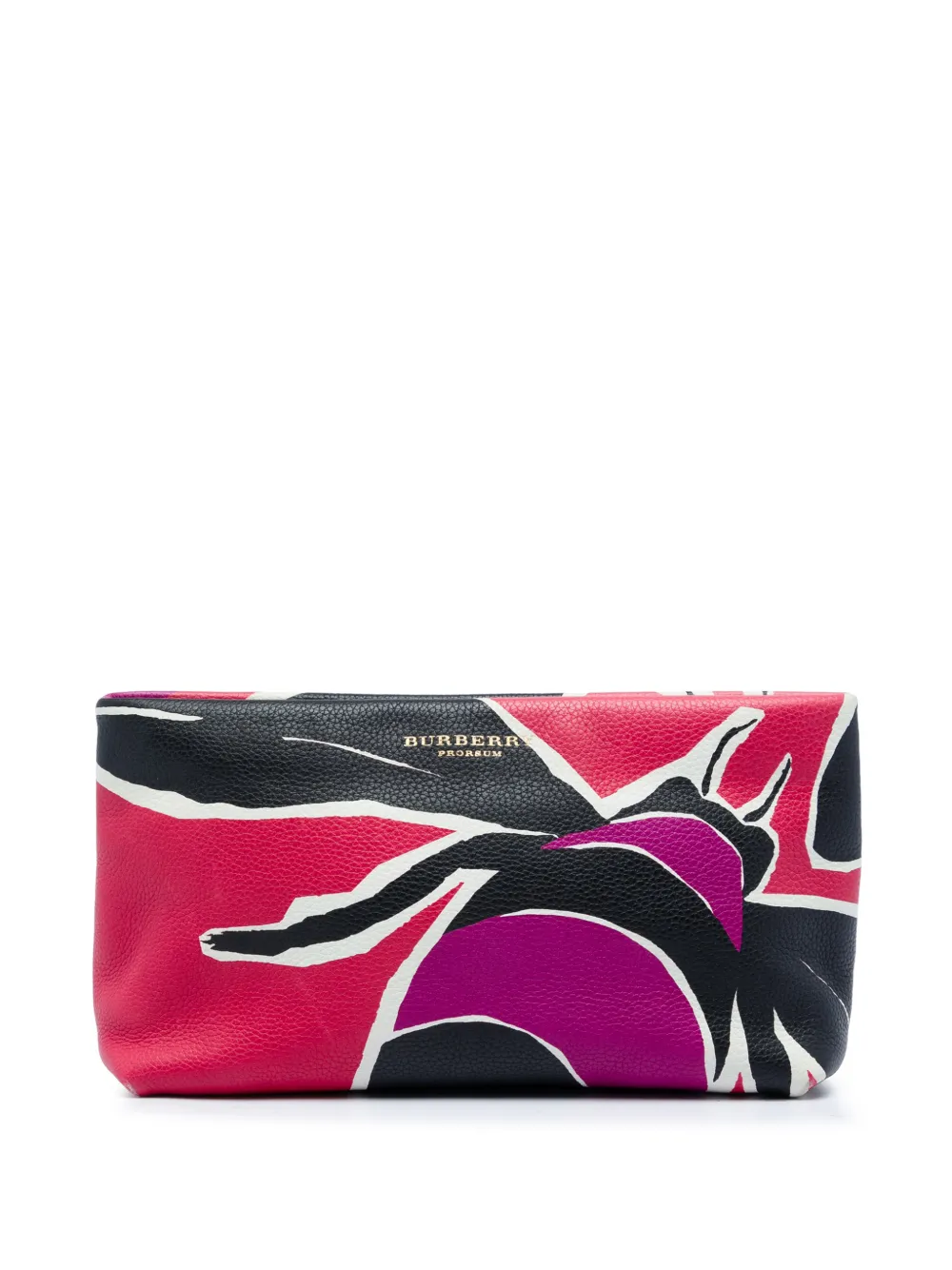 Burberry Pre-Owned 2000-2017 Prorsum Grained Leather clutch bag - Rosa