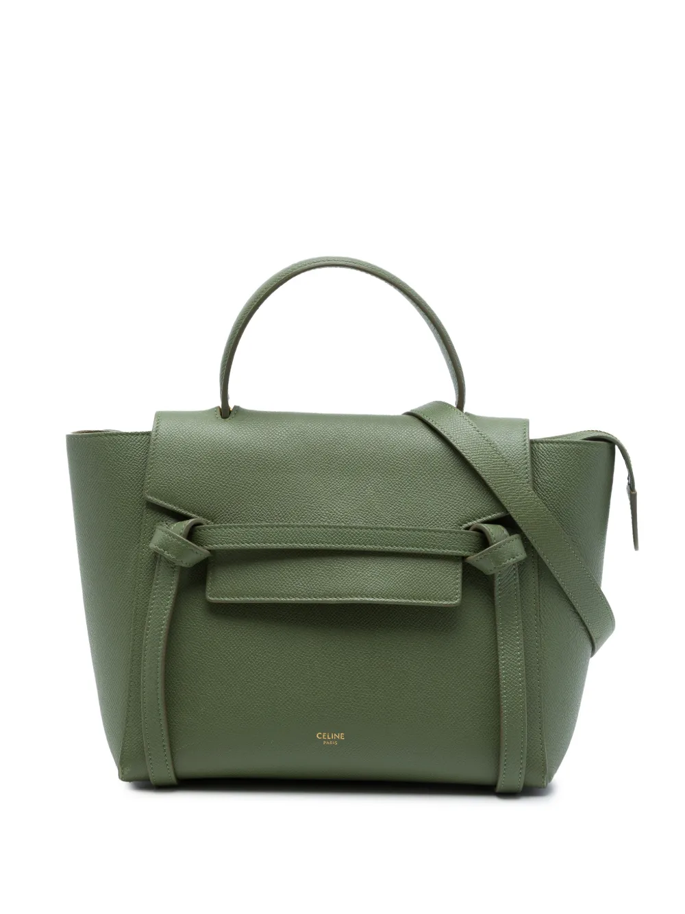Celine Pre-Owned 2019 Micro Grained Calfskin Belt Bag satchel - Grün
